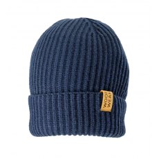 Woof Wear Ribbed Beanie - Navy