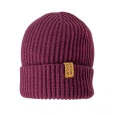Woof Wear Ribbed Beanie - Plum