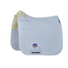 Weatherbeeta Air-Tec Comfy Fleece Dressage Pad - White/Natural
