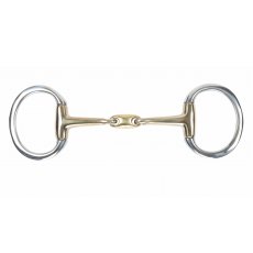 Shires Brass Alloy Flat Ring Lozenge Eggbutt