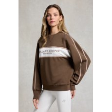 Holland Cooper Equestrian Crew Neck Sweat - Chestnut