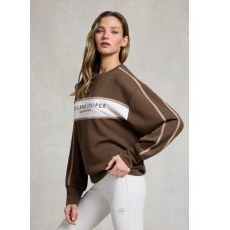 Holland Cooper Equestrian Crew Neck Sweat - Chestnut Holland Cooper Equestrian Crew Neck Sweat - Chestnut