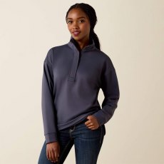 Ariat Breeze Logo 1/2 Zip Sweatshirt - Ombre Blue Ariat Breeze Logo 1/2 Zip Sweatshirt - Ombre Blue