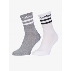 LeMieux Crew Socks - White