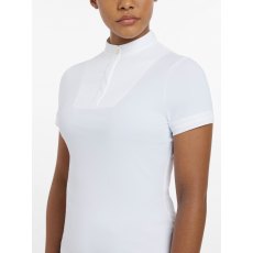 LeMieux Sophia Short Sleeve Show Shirt - White