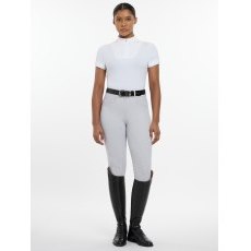 LeMieux Sophia Short Sleeve Show Shirt - White LeMieux Sophia Short Sleeve Show Shirt - White