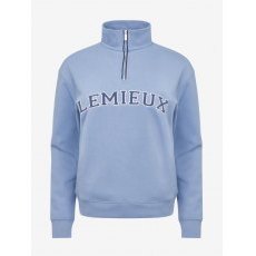 LeMieux Kelsie Quarter Neck Sweat - Powder Blue LeMieux Kelsie Quarter Neck Sweat - Powder Blue