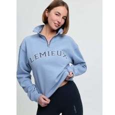 LeMieux Kelsie Quarter Neck Sweat - Powder Blue LeMieux Kelsie Quarter Neck Sweat - Powder Blue