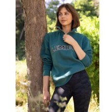 LeMieux Kelsie Quarter Neck Sweat - Jungle LeMieux Kelsie Quarter Neck Sweat - Jungle