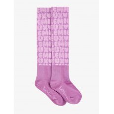LeMieux Footsie Socks - Bubble Font Fondant
