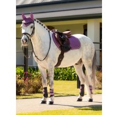 LeMieux Mini Suede Close Contact Square - Mallow