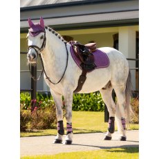 LeMieux Mini Suede Close Contact Square - Mallow