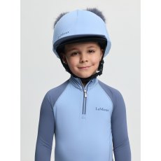 LeMieux Mini Double Pom Hat Silk - Powder Blue LeMieux Mini Double Pom Hat Silk - Powder Blue