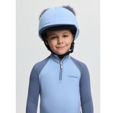 LeMieux Mini Double Pom Hat Silk - Powder Blue LeMieux Mini Double Pom Hat Silk - Powder Blue