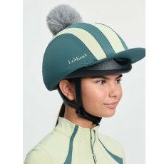 LeMieux Tempo Pom Hat Silk - Jungle LeMieux Tempo Pom Hat Silk - Jungle