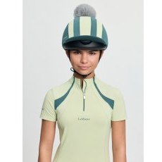 LeMieux Tempo Pom Hat Silk - Jungle LeMieux Tempo Pom Hat Silk - Jungle