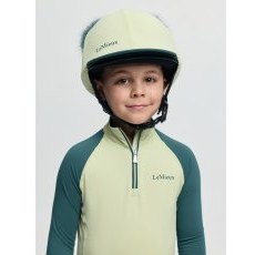 LeMieux Mini Double Pom Hat Silk - Macaron LeMieux Mini Double Pom Hat Silk - Macaron