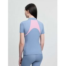 LeMieux Young Rider Mia Mesh Base Layer - Powder Blue LeMieux Young Rider Mia Mesh Base Layer - Powder Blue