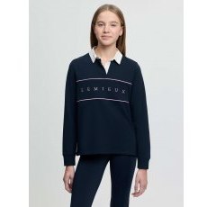 LeMieux Young Rider Riley Rugby Shirt - Navy LeMieux Young Rider Riley Rugby Shirt - Navy