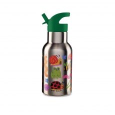 Hippychick Crocodile Creek Stainless Bottle - Garden Friends Hippychick Crocodile Creek Stainless Bottle - Garden Friends