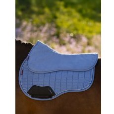LeMieux Suede Half Pad - Powder Blue LeMieux Suede Half Pad - Powder Blue