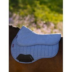 LeMieux Suede Half Pad - Powder Blue