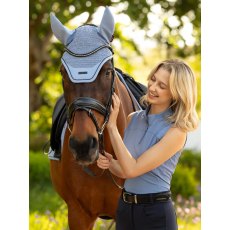 LeMieux Essence Acoustic Fly Hood - Powder Blue LeMieux Essence Acoustic Fly Hood - Powder Blue