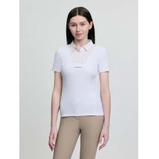 LeMieux Junior Short Sleeve Primrose Show Shirt - White LeMieux Junior Short Sleeve Primrose Show Shirt - White