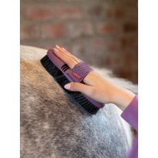 LeMieux Flexi Horse Hair Body Brush - Powder Blue