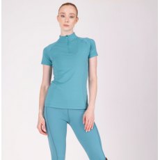 Shires Aubrion React Short Sleeve Base Layer - Haze