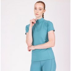 Shires Aubrion React Short Sleeve Base Layer - Haze