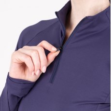 Shires Aubrion React Long Sleeve Base Layer - Midnight