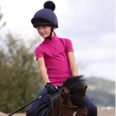 Shires Aubrion React Short Sleeve Base Layer - Young Rider