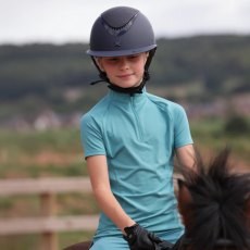 Shires Aubrion React Short Sleeve Base Layer - Young Rider