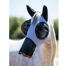 LeMieux Bug Relief Full Fly Mask - Powder Blue LeMieux Bug Relief Full Fly Mask - Powder Blue