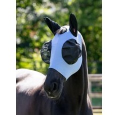 LeMieux Bug Relief Half Fly Mask - Powder Blue LeMieux Bug Relief Half Fly Mask - Powder Blue