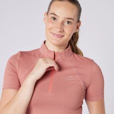 Cameo Equine Short Sleeve Base Layer - Dusky Pink