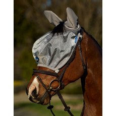 Weatherbeeta Comfitec Hexi Shield Ride On Fly Mask - Silver