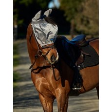 Weatherbeeta Comfitec Hexi Shield Ride On Fly Mask - Silver