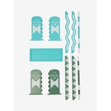 LeMieux Toy Pony Jump Set - Azure/Sage/White LeMieux Toy Pony Jump Set - Azure/Sage/White