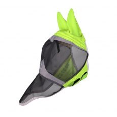Shires FlyGuard Pro Hi-Vis Fine Mesh Fly Mask w/ Ears & Nose Shires FlyGuard Pro Hi-Vis Fine Mesh Fly Mask w/ Ears & Nose