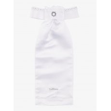 LeMieux Brilliance Stock - White/Navy LeMieux Brilliance Stock - White/Navy