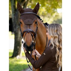 LeMieux Brilliance Fly Hood - Espresso