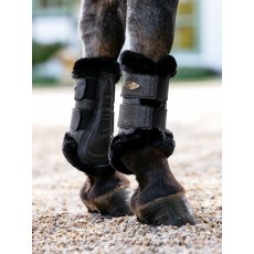 LeMieux Brilliance Fleece Brushing Boot - Black
