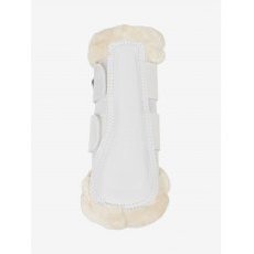 LeMieux Brilliance Fleece Brushing Boot - White LeMieux Brilliance Fleece Brushing Boot - White