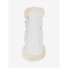 LeMieux Brilliance Fleece Brushing Boot - White