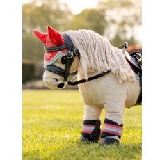 LeMieux Harlow Toy Pony Fly Hood - Coral Crush LeMieux Harlow Toy Pony Fly Hood - Coral Crush