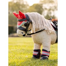 LeMieux Harlow Toy Pony Fly Hood - Coral Crush