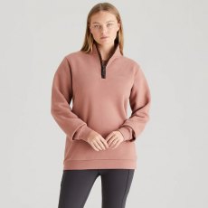 Ridgeline Womens Brancaster 1/4 Zip - Dusky Pink Ridgeline Womens Brancaster 1/4 Zip - Dusky Pink