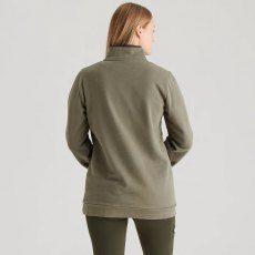 Ridgeline Womens Brancaster 1/4 Zip - Smokey Olive Ridgeline Womens Brancaster 1/4 Zip - Smokey Olive